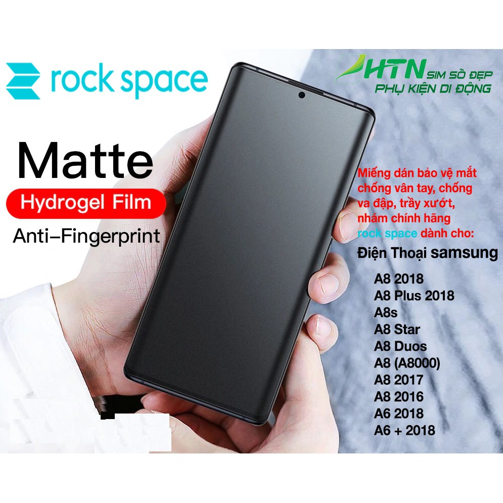 Miếng dán PPF Samsung A8 A8+ A8S A9 Pro A9s Star Rock Space Matte Chống Vân Tay, Dán Màn Hình/ Lưng