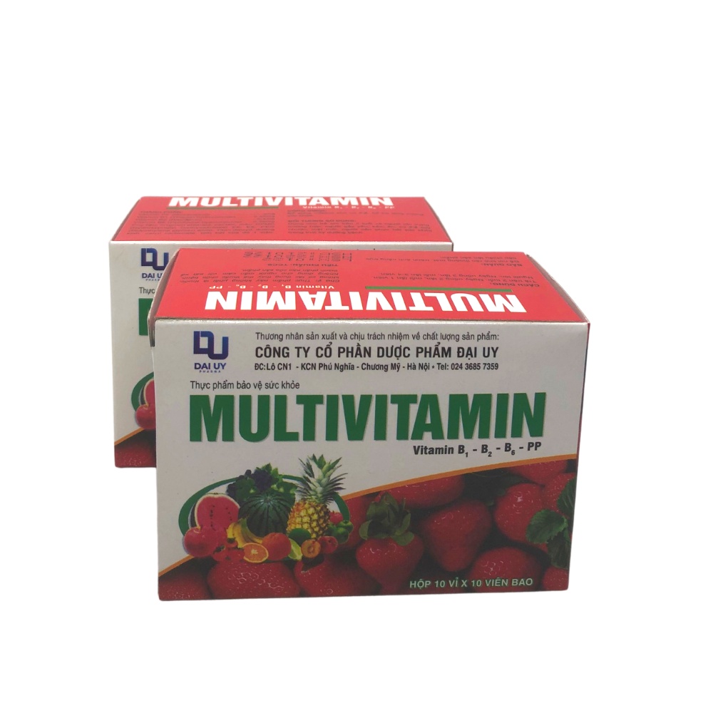 Multivitamin Đại Uy Giúp Bổ Sung Vitamin B1, B2, B5, B6, PP