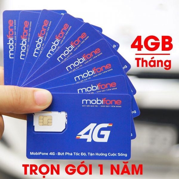Sim 4G 1 năm mobifone mới đăng ký tặng miễn phí 3G 1 năm không cần nạp tiền