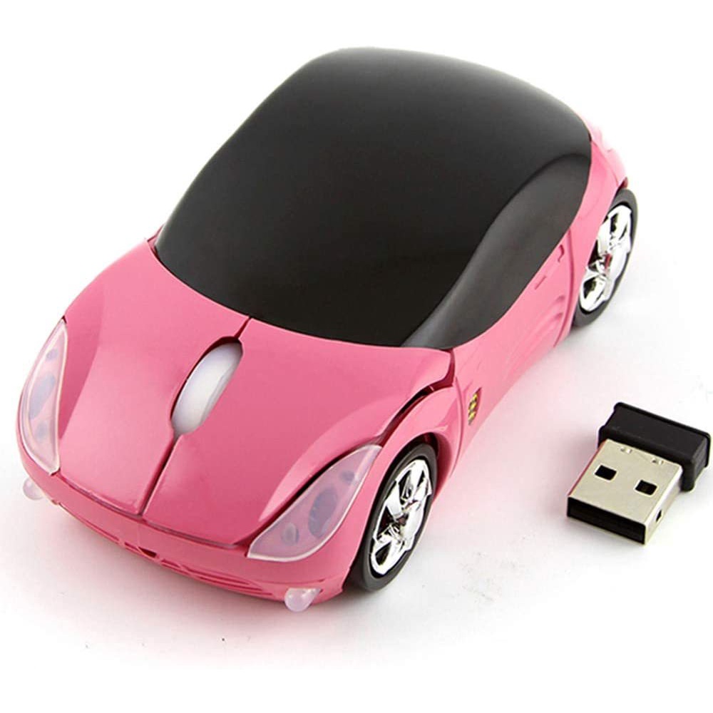 Chuột Quang Không Dây HìNh Xe Hơi 3D 1600 DPI 2.4Ghz, ĐầU CắM USB Cho PC /