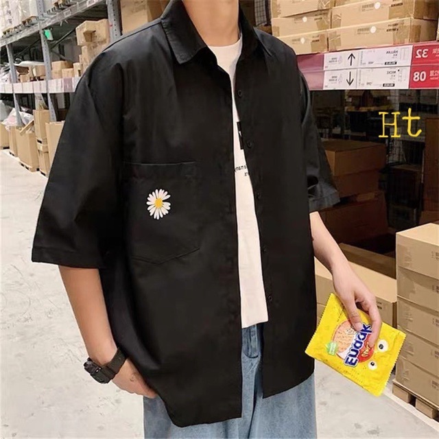 Sơ mi cộc tay Cúc 2 mặt 5D PEACE H2V887 | BigBuy360 - bigbuy360.vn