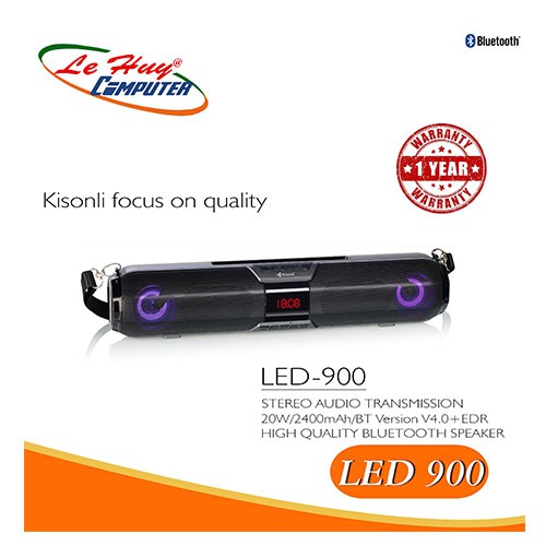  Loa Kisonli Bluetooth 900 - LED RGB.