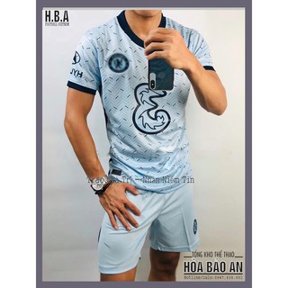 Bộ Quần Áo Bóng Đá CLB Chelsea Sân khách cao cấp mùa 2020/2021