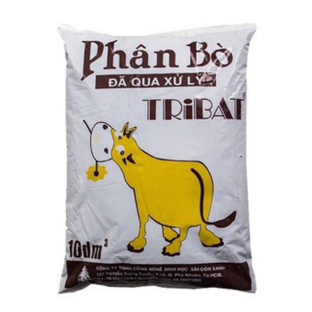 Phân bò khô đã qua xử lý Tribat túi 10dm3