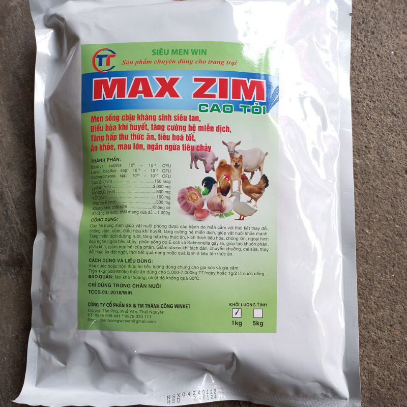 Men tiêu hóa cao tỏi 1kg