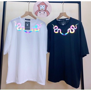 ÁO THUN UNISEX PHẢN QUANG MẪU VIỀN RẮN CỔ ÁO CỰC CHẤT