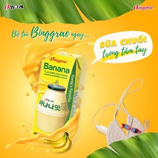 SỮA CHUỐI BINGGRAE Hàn Quốc (Banana Milk) - 200ml