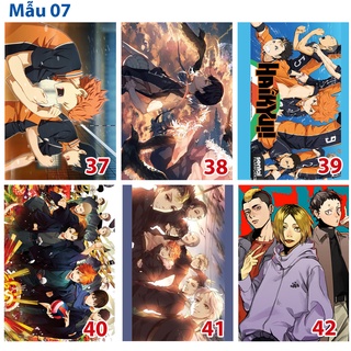 Poster/ tranh dán tường anime Haikyuu!(Mẫu 7-8-9)