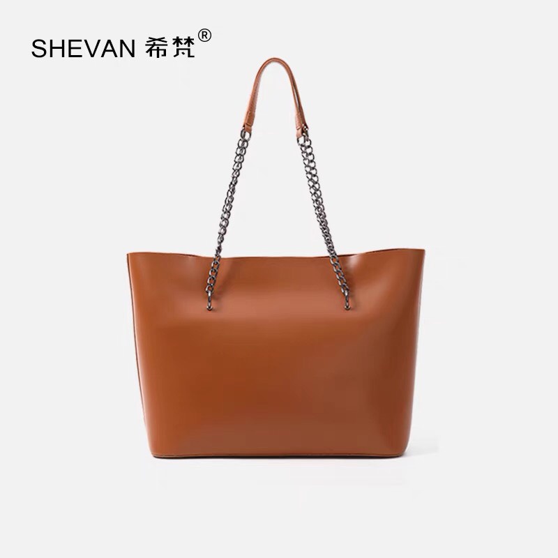 Túi xách tote da thời trang công sở, túi to đựng vừa laptop 14inch