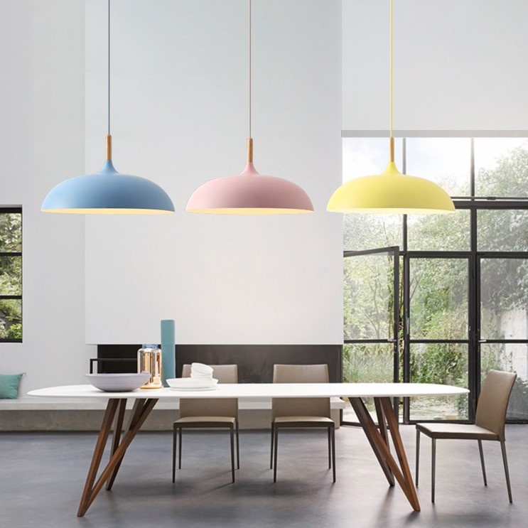 IKEE Hiện Đại BàN ĂN GiảN Đèn Chùm Thanh ĐèN Thả TrầN Macaron ĐèN Treo Trần BắC ÂU Phòng Ngủ Phòng Khách ĐèN Thả Trang Trí Led