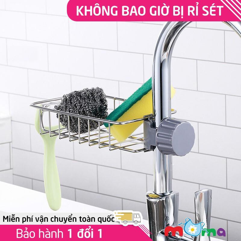 KHAY INOX GẮN VÒI RỬA BÁT