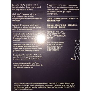 CPU Intel Core I3-8100 (3.6GHz) CHÍNH HÃNG