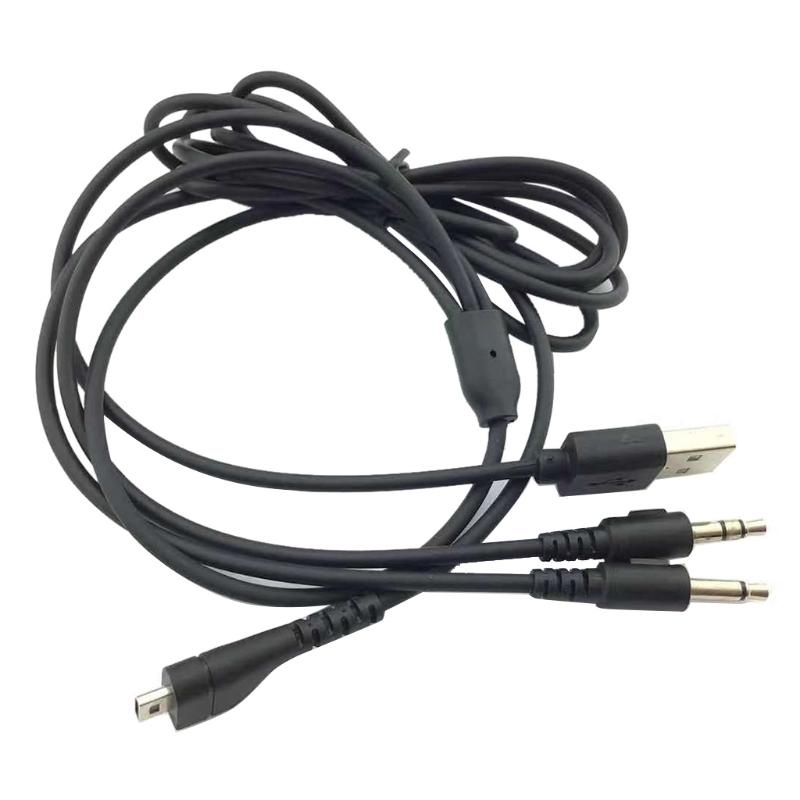 Dây Cáp Sạc Tai Nghe 4 Trong 1 Dài 1.8m / 6ft Giắc Cắm 3.5mm Cho Steelseries-Arctis 7 5 3 Pro
