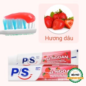 ⚡️ Kem Đánh Răng Cho Bé Trên 2 Tuổi P/S Bé Ngoan Hương Dâu 35g