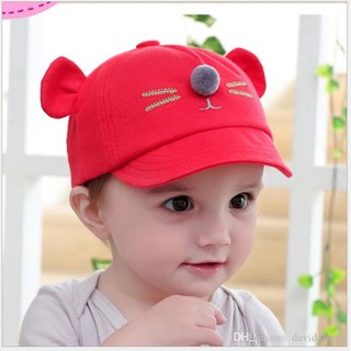 Nón tai thỏ màu Đỏ phong cách hàn quốc cho bé 3 tháng - 3 tuổi
