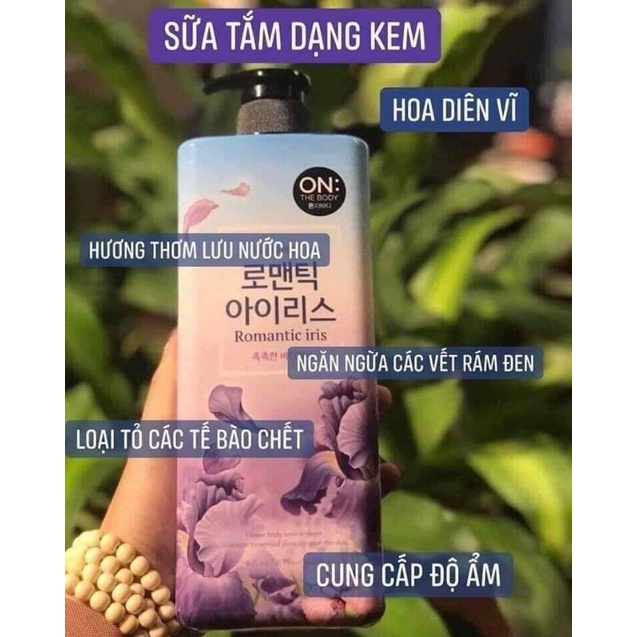 SỮA TẮM ONE BODY HOA DIÊN VĨ HÀN QUỐC(900ml)