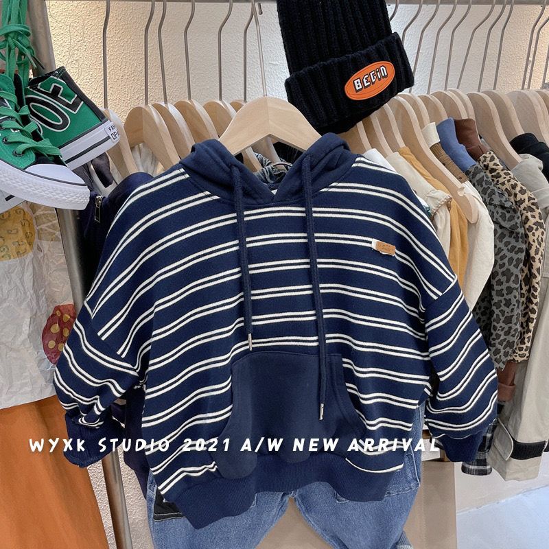 Áo Hoodie Cotton Dệt Kim Mỏng Phong Cách Hàn Quốc Nhật Bản / Hàn Quốc Thời Trang Xuân Thu Hàng Mới 2022 Dành Cho Bé Trai