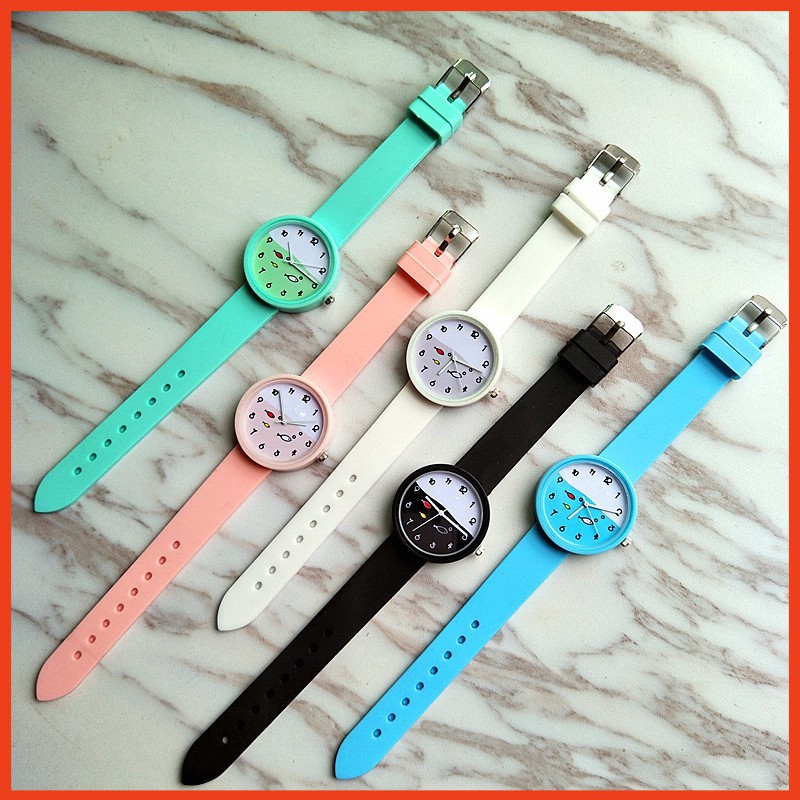 Đồng hồ thời trang nam nữ Ulzzang dây silicon cá tính Maitoshi-1203Bảo Hành Đổi Mới