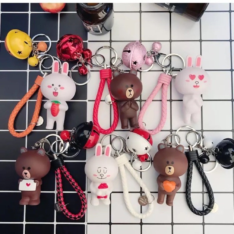 Móc Khoá Gấu Brown-Cony-Kakaotalk