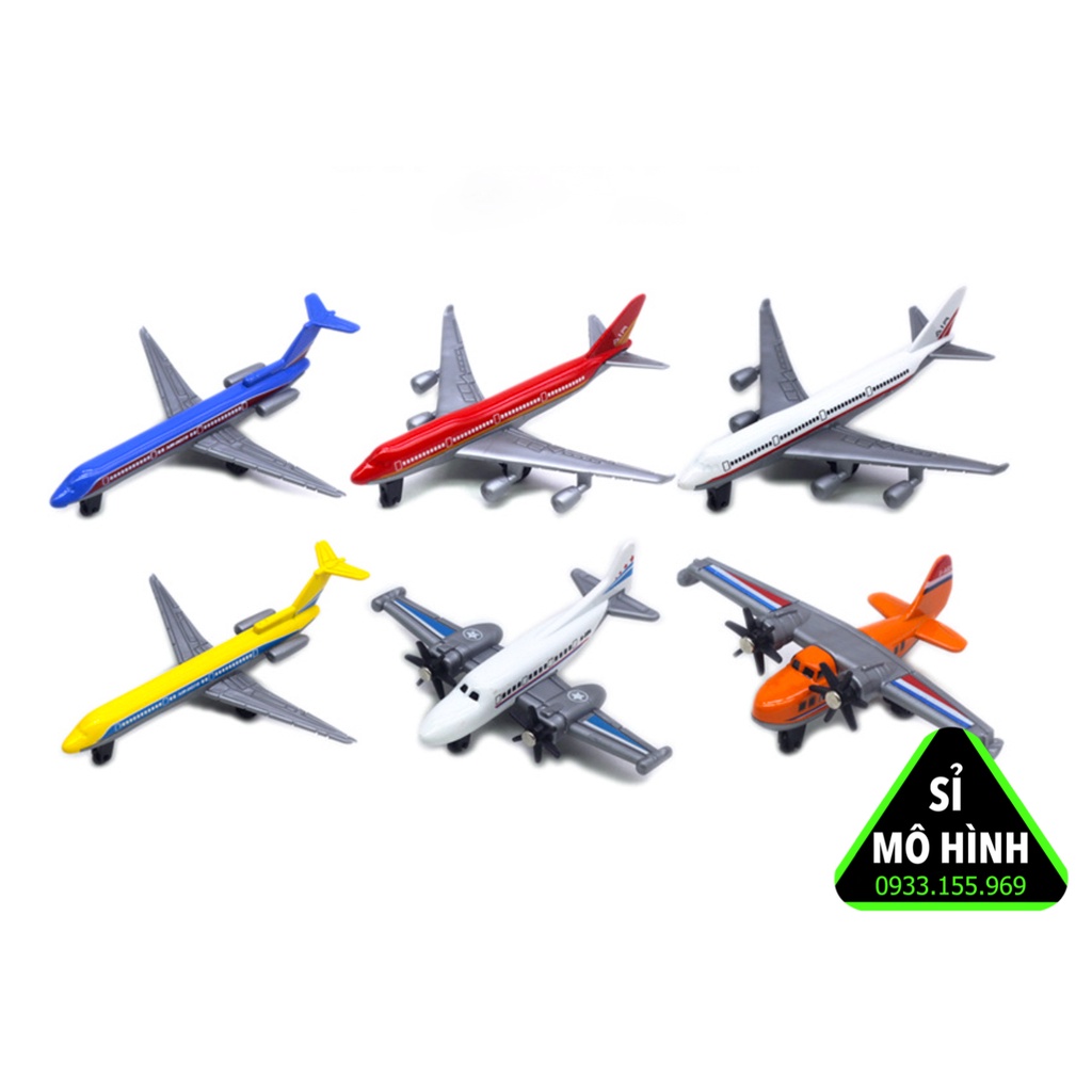Bộ 6 máy bay mô hình bằng kim loại
