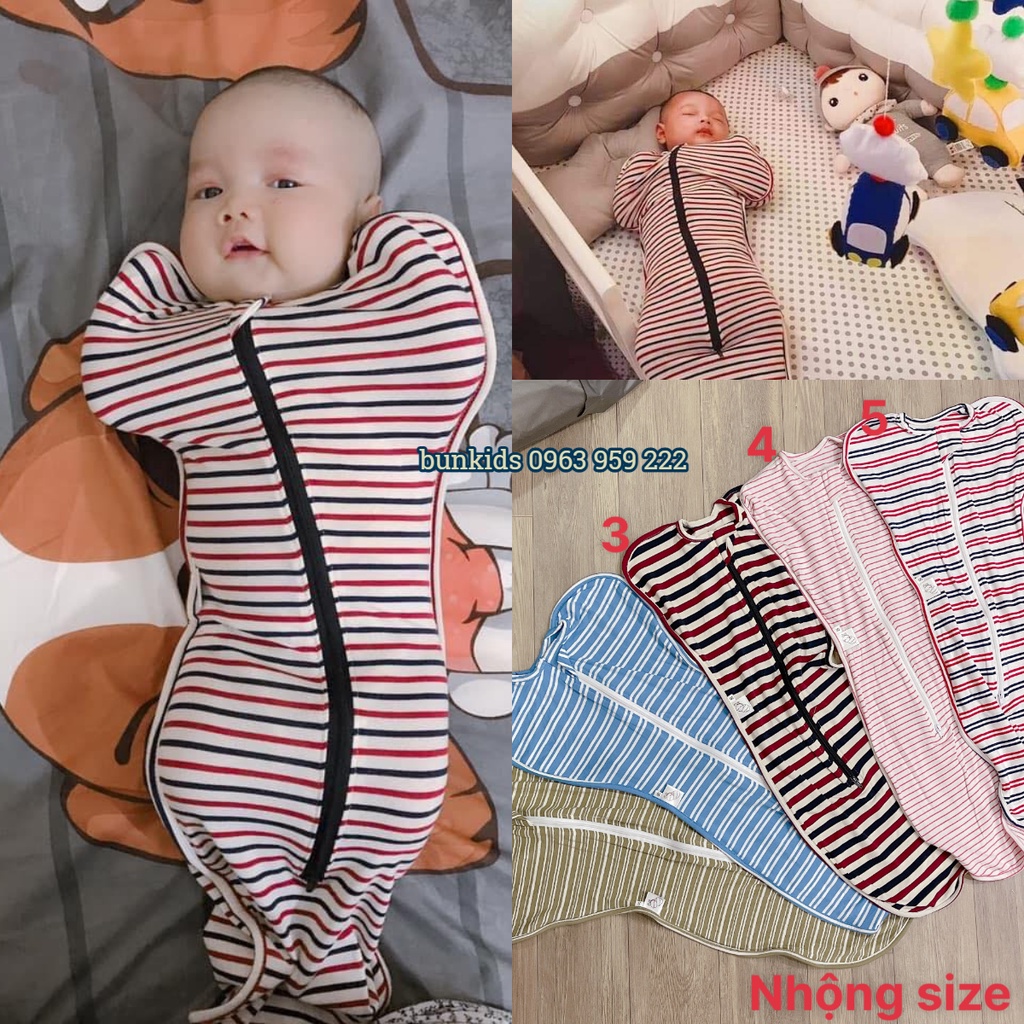 Quấn NHỘNG Cocoon Bé sơ sinh ngủ ngon [ Chính hãng Hà Chũn ] cho bé