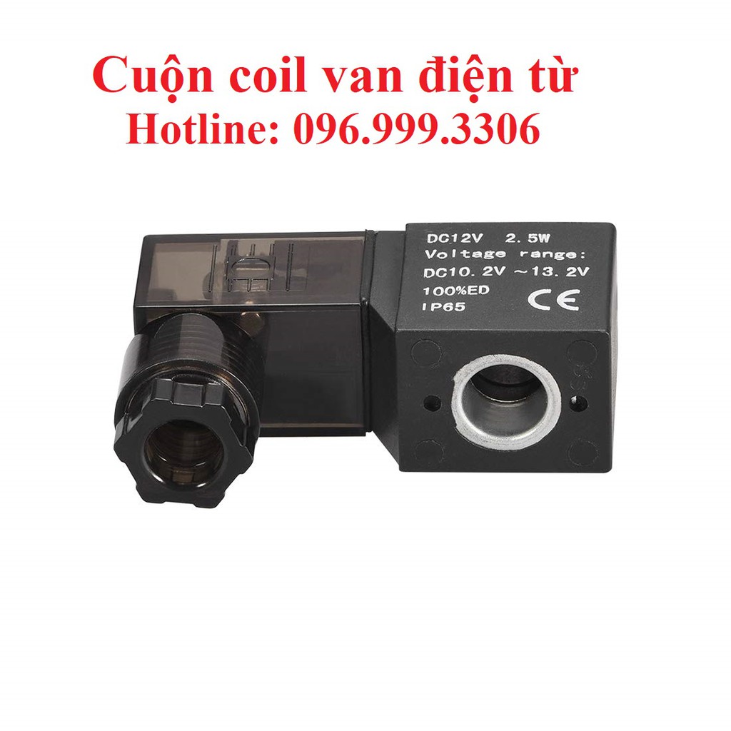 Cuộn Coil Cuộn Hút Van Điện Từ 220VAC và 24VDC GIÁ SỈ -  phụ kiện máy nén khí