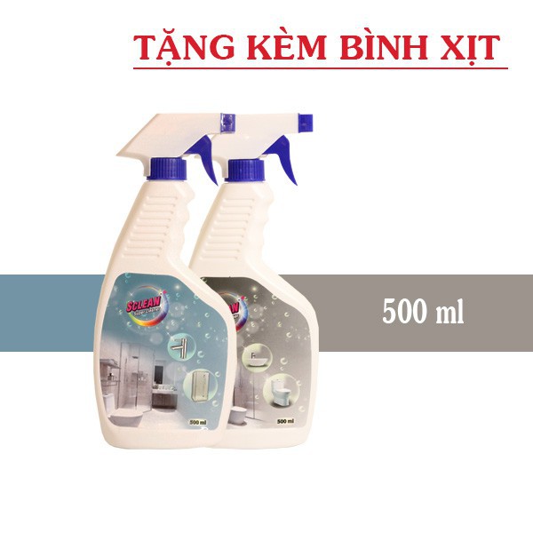 COMBO 2 CHAI SCLEAN 500ML TẶNG 2 BÌNH XỊT