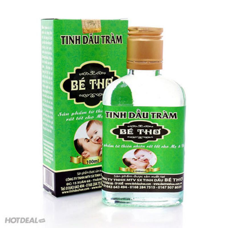 Tinh dầu tràm huế nguyên chất 100% bé thơ