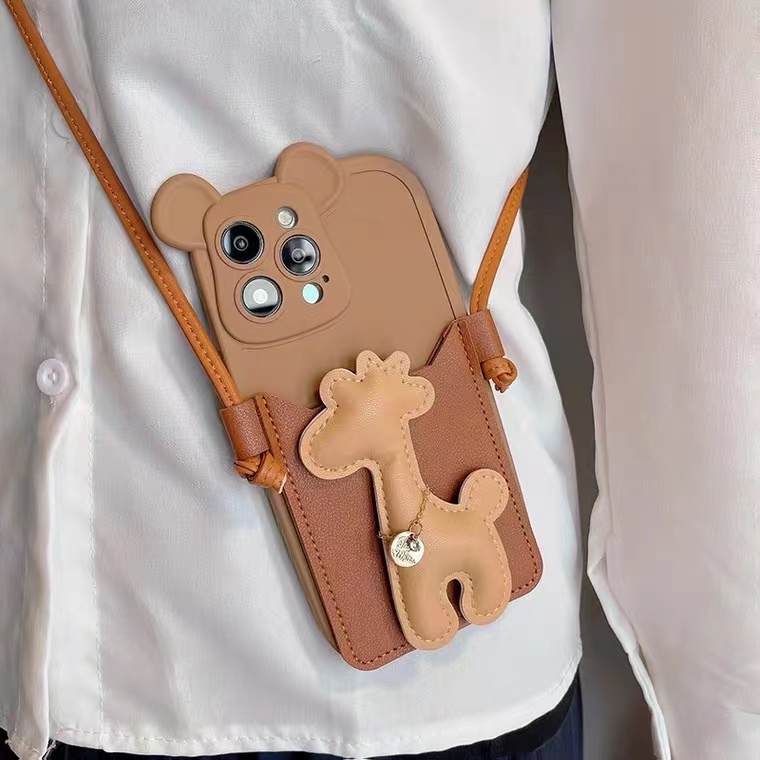 Ốp Điện Thoại Chống Sốc In Hình Gấu kaws 3D Cho iPhone X xs max xr 11 pro max 12 pro max 13 pro max