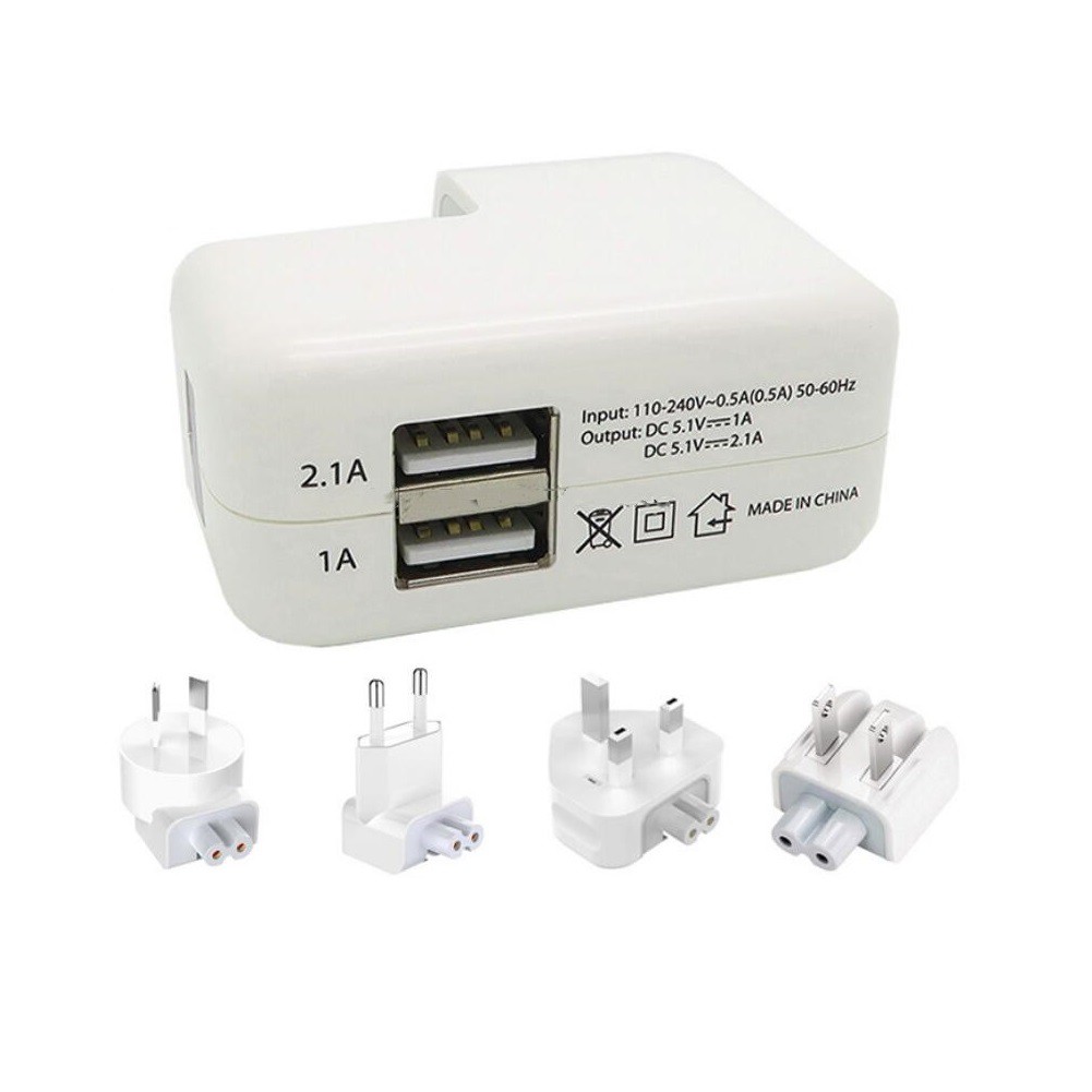 USB 2 cổng đôi, sạc trực tiếp cho máy tính, điện thoại