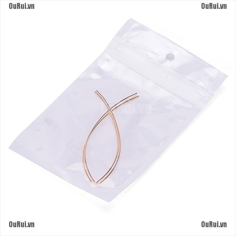 Hoa tai hình cá bằng kim loại sang trọng