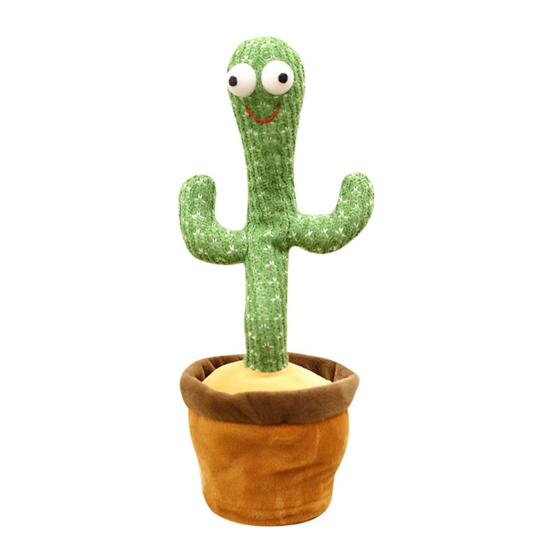 Giá thấp nhất♨◈Nhà máy nhảy điện 32cm vui nhộn Cactus Đồ chơi nhồi bông sang trọng có nhạc cho trẻ em Quà tặng trang trí