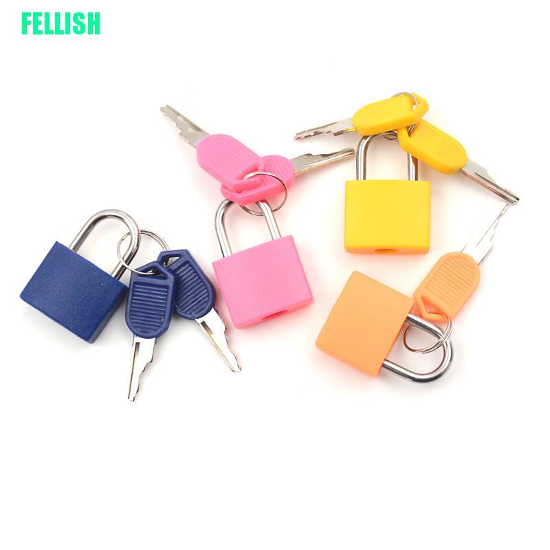 Ổ Khóa Kèm 2 Chìa Khóa Du Lịch Chất Liệu Thép Không Gỉ Chắc Chắn