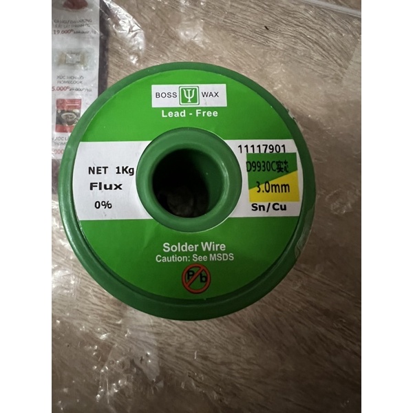 Thiếc hàn Solder Wire 3mm SN/CU