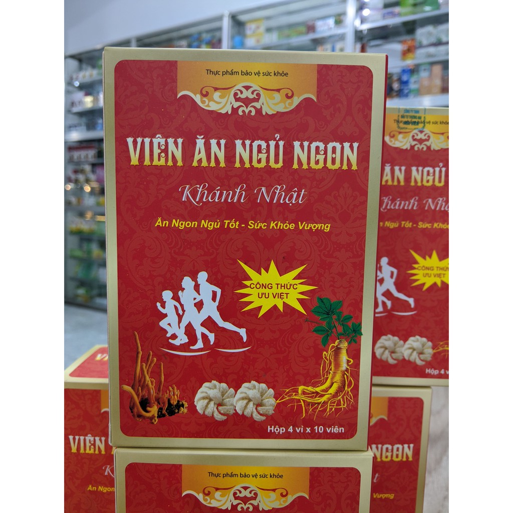 VIÊN ĂN NGỦ NGON KHÁNH NHẬT - Kính Thích Ăn Ngon, Tăng Hấp Thu, Bồi Bổ Cơ Thể, Dưỡng Tâm An Thần