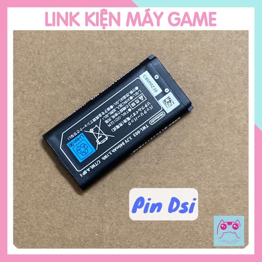 Pin Zin bóc máy thay thế NINTENDO 3DS/ DSI/ DSIXL/ 2ds/ New3ds/ Ds Lite
