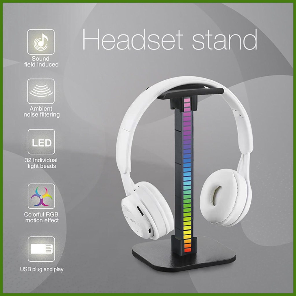 Giá Đỡ Tai Nghe Chơi Game rdavn Để Bàn Có Đèn LED RGB