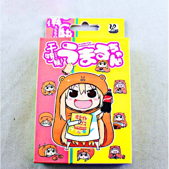 Bộ bài Tây anime umaru chan Qianwumei nhỏ, bộ tú poker 54 lá in hình anime manga dễ thương độc đáo