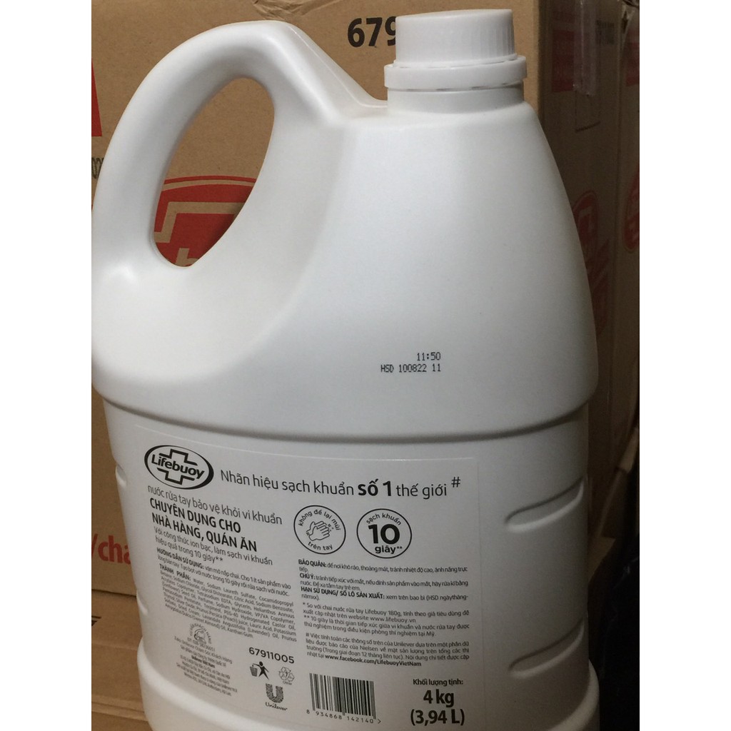 Nước rửa tay Lifebouy can 4kg | BigBuy360 - bigbuy360.vn