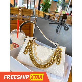 Túi viền ngọc kèm dây xích mẫu hot