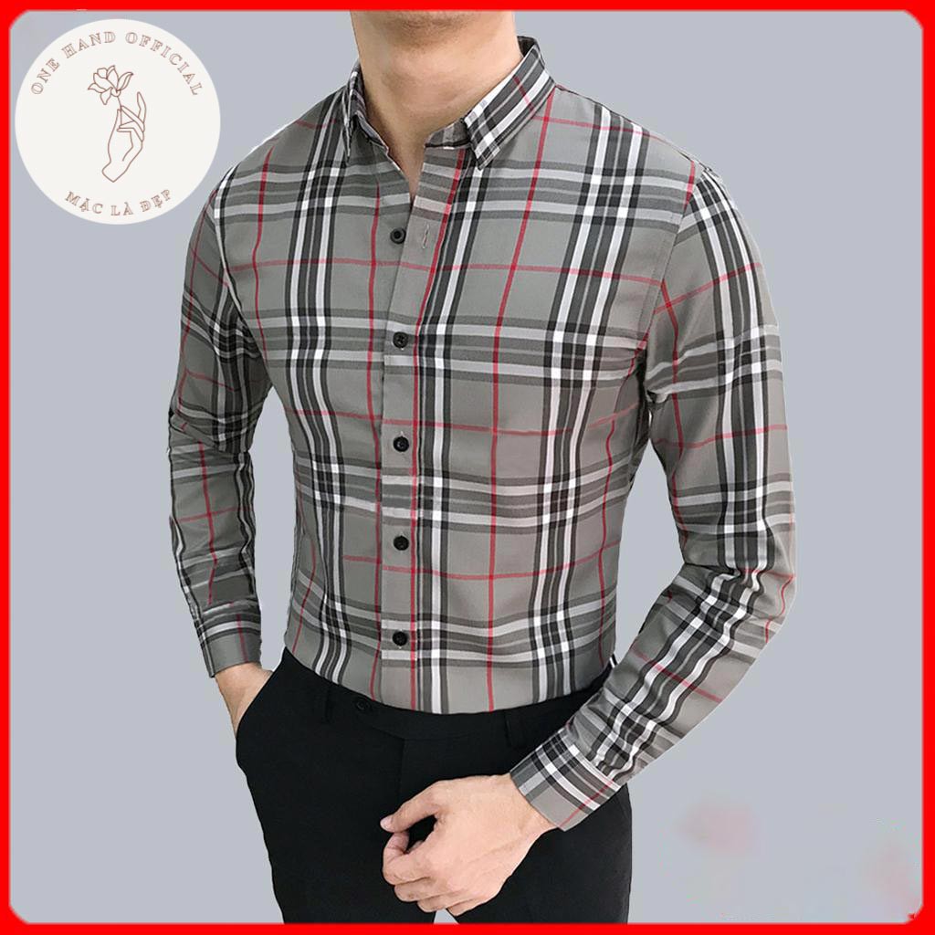Sơ Mi Nam 1𝖍𝖆𝖓𝖉 Áo Sơ Mi Cao Cấp BBR Kẻ Sọc Phong Cách Hàn Quốc - Mặc Là Đẹp - Mã SMBBR