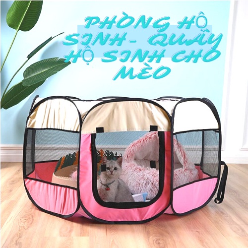 Ổ đẻ cho chó mèo, Phòng hộ sinh chó mèo, Chuồng hộ sinh cho chó mèo, chuồng quây sinh nở cho chó mèo đủ kích cỡ