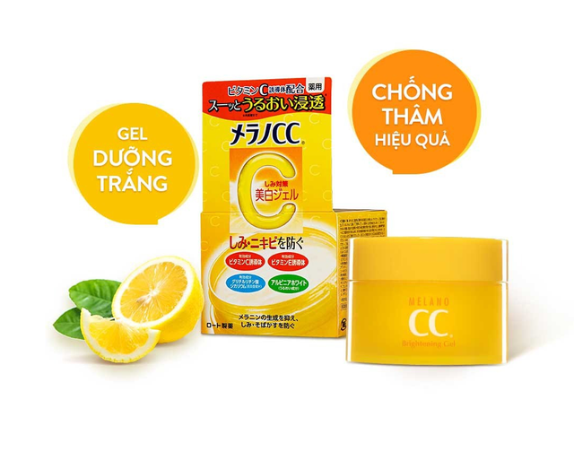 [Mã FMCGMALL -8% đơn 250K] Gel dưỡng trắng da, cải thiện thâm sạm & đốm nâu Melano CC Whitening Gel (100G)