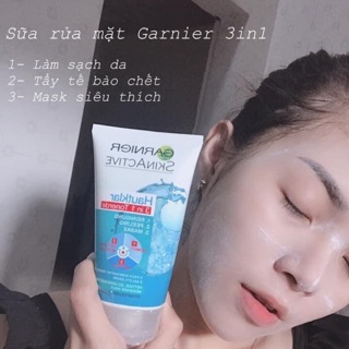 Sữa rửa mặt #ganier 3in1 - hàng đức