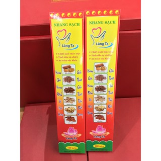 Nhang sạch làng ta bắc thảo 40cm -100 cây/hộp