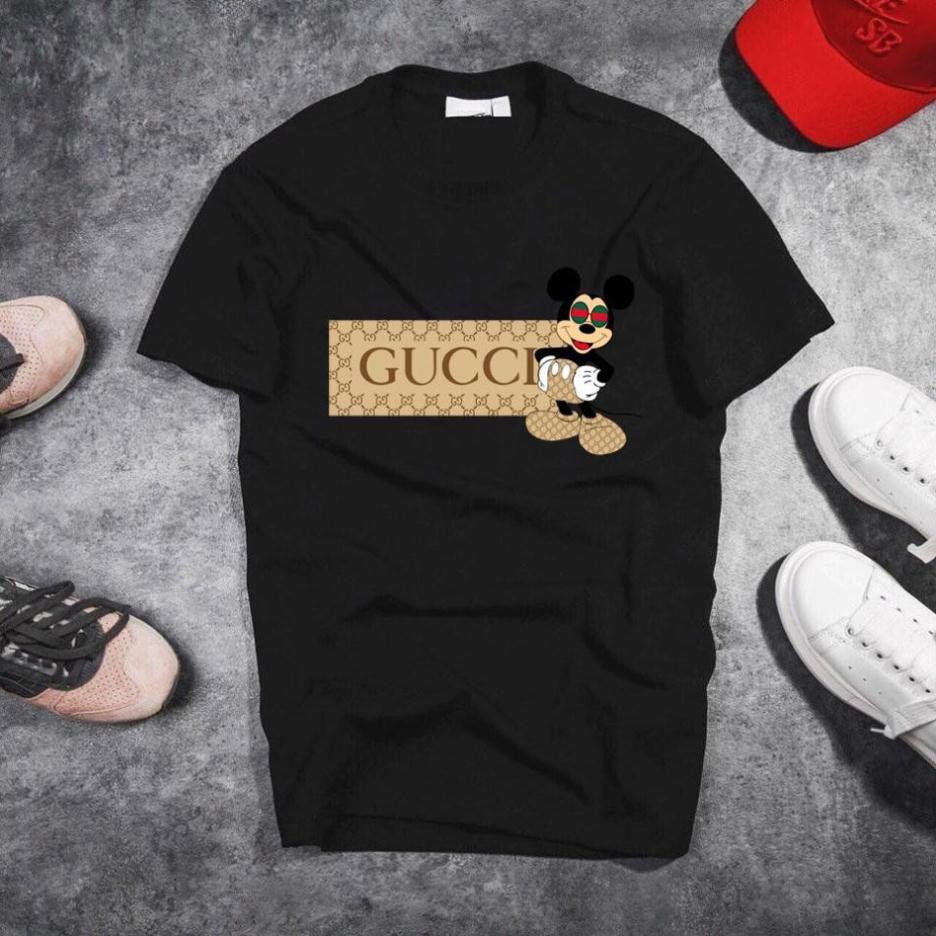 [Nhiều mẫu]Áo thun mickey lv, mickey gucci, áo thun l v, áo thun gucci cute, nhiều mẫu, áo thun nam nữ, vải cotton mịn