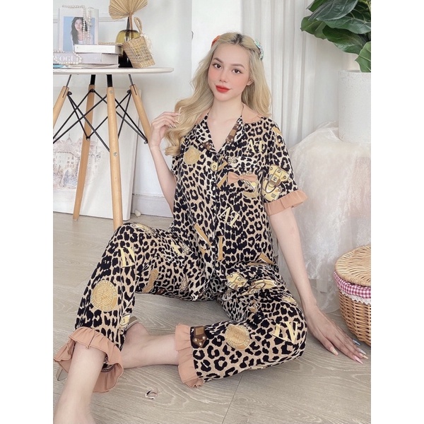 đồ bộ mặc nhà lụa Mango loại 1
