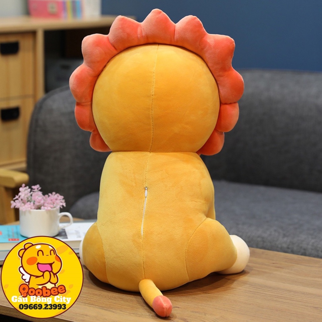 Gấu Bông Sư Tử Ngồi - Sư Tử Nhồi Bông Cao Cấp