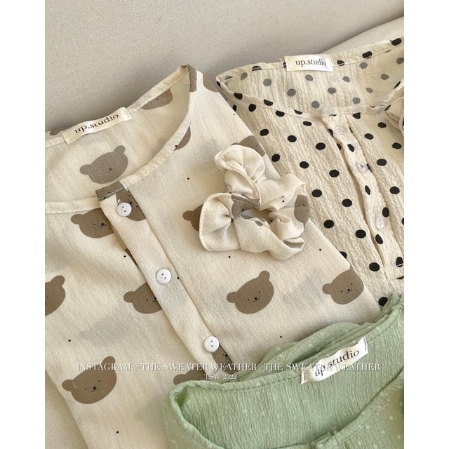 BỘ NGỦ ĐŨI NHĂN HÀN QUỐC / BỘ PIJAMA HÀN/  BỘ NGỦ BỘ MẶC NHÀ CUTE