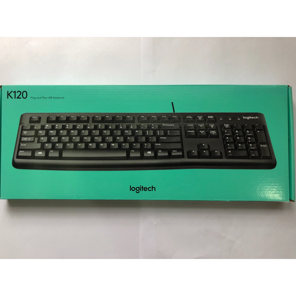 Bàn phím có dây Logitech K120 - BH 36T chính hãng